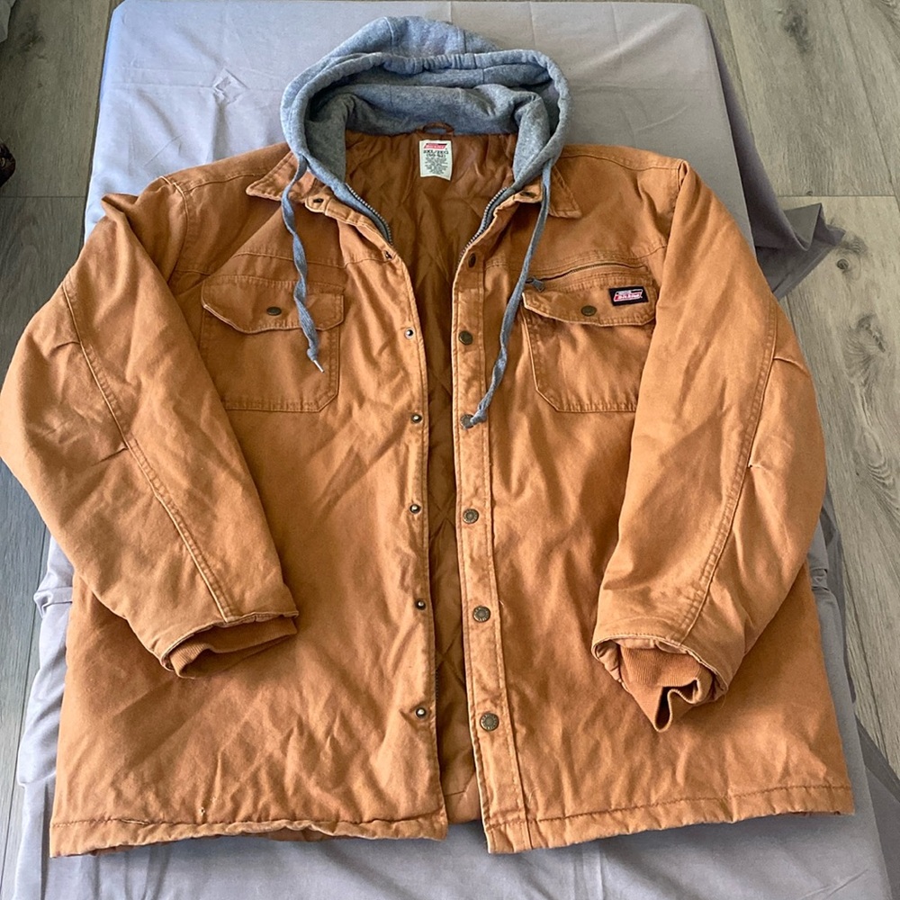 Men’s Dickies Quilted Hooded Jacket